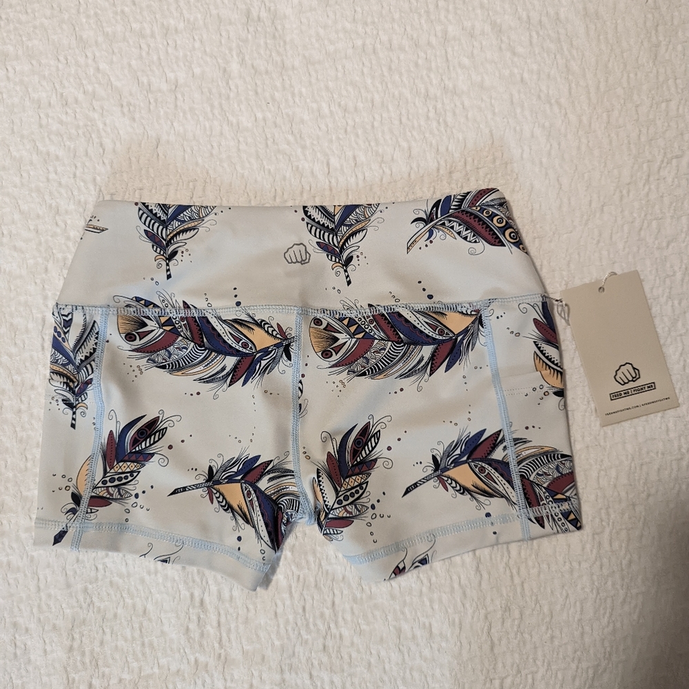 NWT Feed me Fight me shorts
